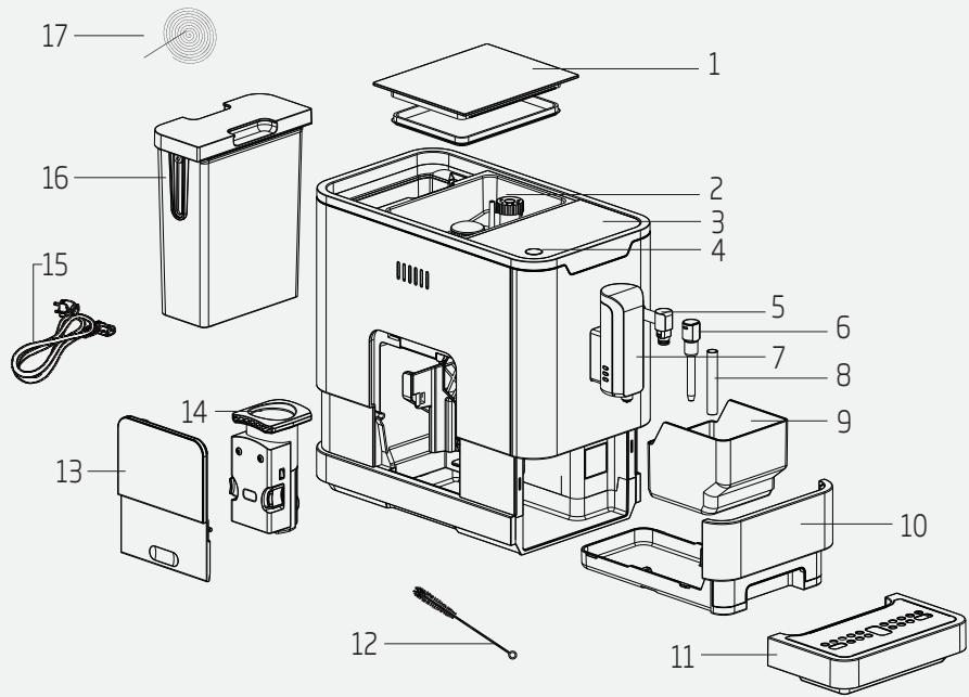 BEKO CEG3192B  -  CEG 3192 B - Voiture machine à café entièrement automatique - 1
