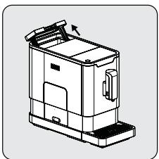 BEKO CEG3190B - CEG 3190 B - Remplissage du réservoir d'eau - 3