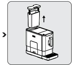 BEKO CEG3190B - CEG 3190 B - Het waterreservoir vullen - 4