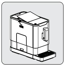 BEKO CEG3190B - CEG 3190 B - Llenado del contentedor de granos de café - 2