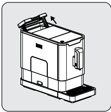 BEKO CEG3190B - CEG 3190 B - Het waterreservoir vullen - 3