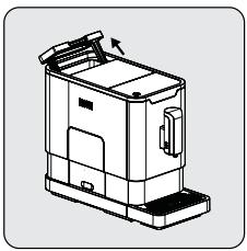 BEKO CEG3190B - CEG 3190 B - Riempire il serbatoio dell'acqua - 3