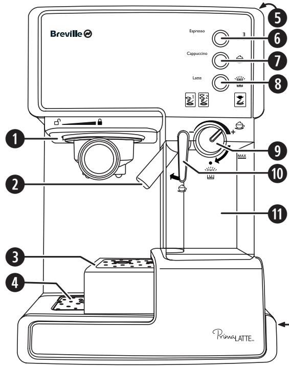 BREVILLE PRIMA LATTE VCF045X - 2