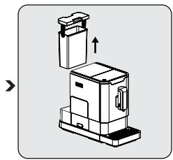 BEKO CEG3190 - Riempire il serbatoio dell'acqua - 4