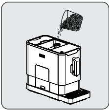BEKO CEG3190 - Umplerea recipientului pentru boabe - 5