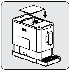 BEKO CEG3190 - Remplissage du réservoir à grains de café - 7