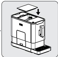 BEKO CEG3190 - Plnění nádržky na kávová zrna - 6