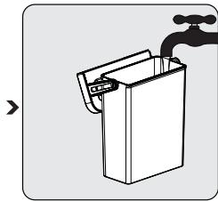 BEKO CEG3190 - Het waterreservoir vullen - 5