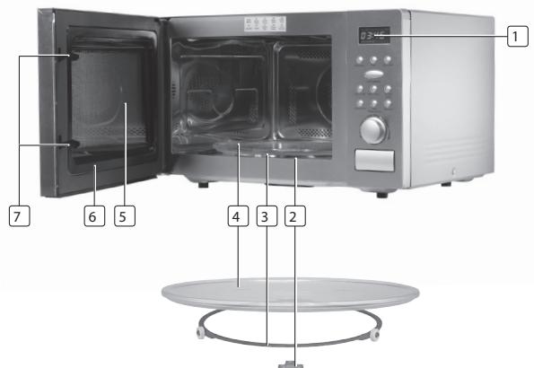 TRISTAR MW-2896 - Oven parts - 2