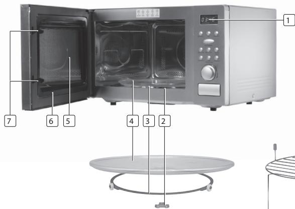 TRISTAR MW-2896 - Descripción de las piezas - 1