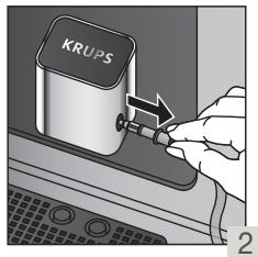 KRUPS EVIDENCE EA897B - DEEP CLEANING OF MILK SYSTEM MANUALLY - 5 MINS - 3