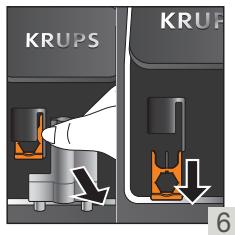 KRUPS EVIDENCE EA897B - DEEP CLEANING OF MILK SYSTEM MANUALLY - 5 MINS - 7