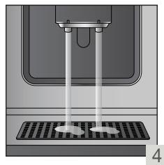 KRUPS EVIDENCE EA897B - 5.B. QUICK RINSE AFTER A MILKY DRINK (30s) - 5