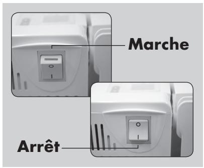 NOIROT ARIAL 2 - - Mise en MARCHE / ARRET chauffage de l'appareil : - 1