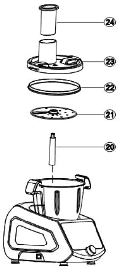 THOMSON I GENIMIX THCM245S - Les différents accessoires et leurs utilisations - 12