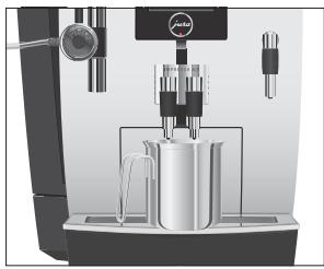 JURA XJ9 PROFESSIONAL - Rinçage de la machine - 1