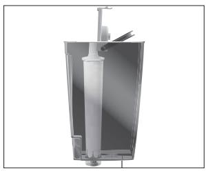 JURA XJ9 PROFESSIONAL - Mise en place et activation du filtré - 2
