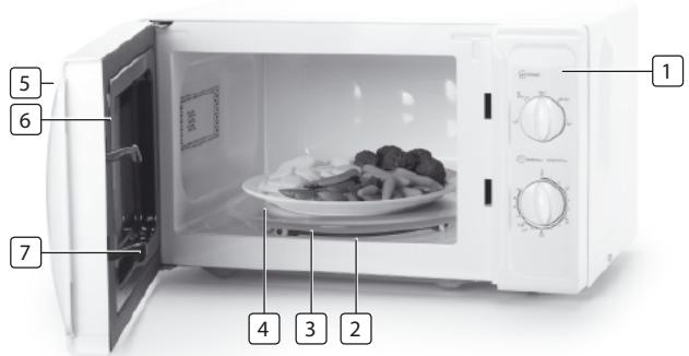 TRISTAR MW-2700 - DESCRÊÇÄO DAS PEÇAS - 1