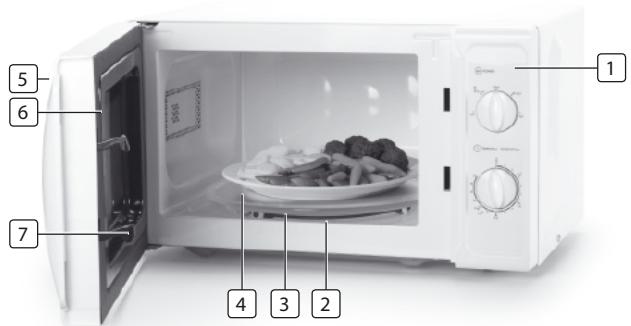 TRISTAR MW-2700 - DESCRIPCION DE LAS PIEZAS - 1