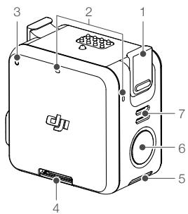 DJI CAMERA SPORT OSMO ACTION 2 - Module écran tactile avant DJI action 2 - 1