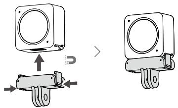 DJI CAMERA SPORT OSMO ACTION 2 - Support d'adaptateur magnétique DJI action 2 - 1