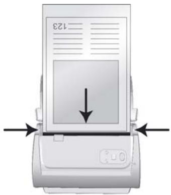 PLUSTEK SMARTOFFICE PL3000 - PLACER le document avec la feuille de protection - 5