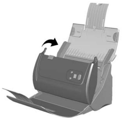 PLUSTEK SMARTOFFICE PL3000 - Étape 3. installation du support papier avec glissières - 2
