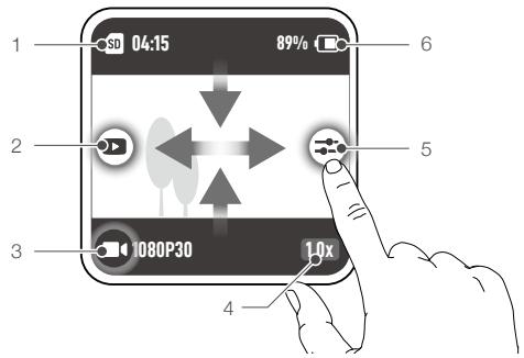 DJI CAMERA SPORT ACTION 2 - Écran tactile - 1