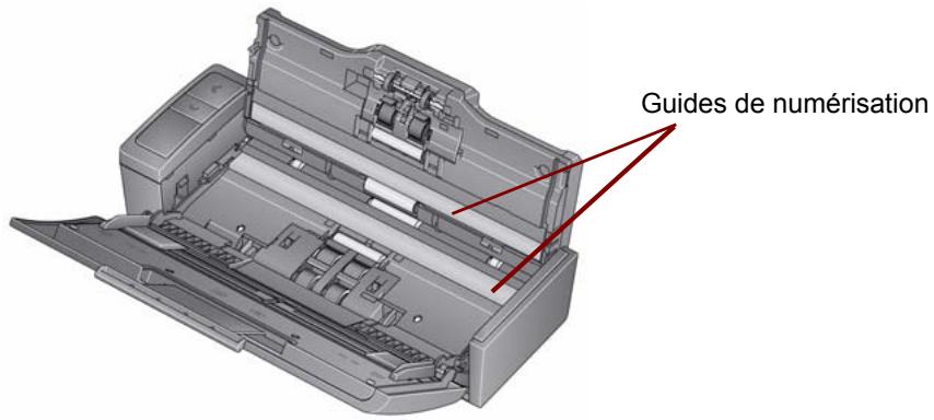 KODAK SCANMATE I940 - Nettoyage des guides de numérisation - 1
