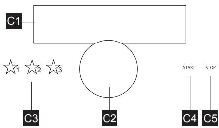 AEG-ELECTROLUX KKK994500T - Panneau de commande - 1