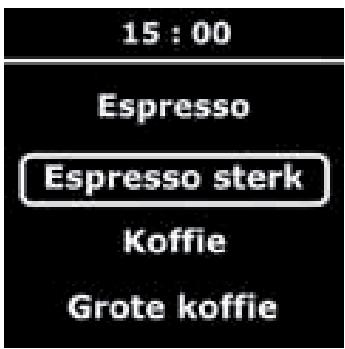 15 : 00 Espresso Espresso sterk Koffie Grote koffie