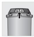 KRUPS INTUITION PREFERENCE + YY4491FD - WHEN SHOULD I CHANGE THE CLARIS AQUA FILTER SYSTEM CARTRIDGE? - 1