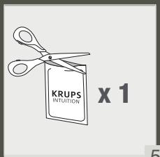 KRUPS INTUITION PREFERENCE + YY4491FD - DESCALING PROGRAM - 20 MIN - 5