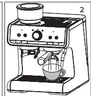 DOMO DO720K - Volume koffie instellen - 2