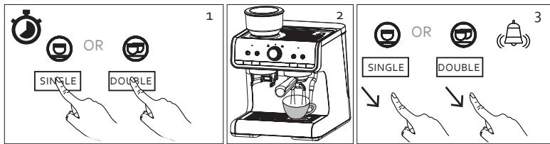 DOMO DO720K - Kaffeemenge einstellen - 1