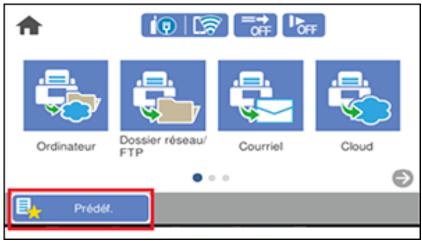 EPSON WORKFORCE DS-790WN - Enregistrement des présélections - 1