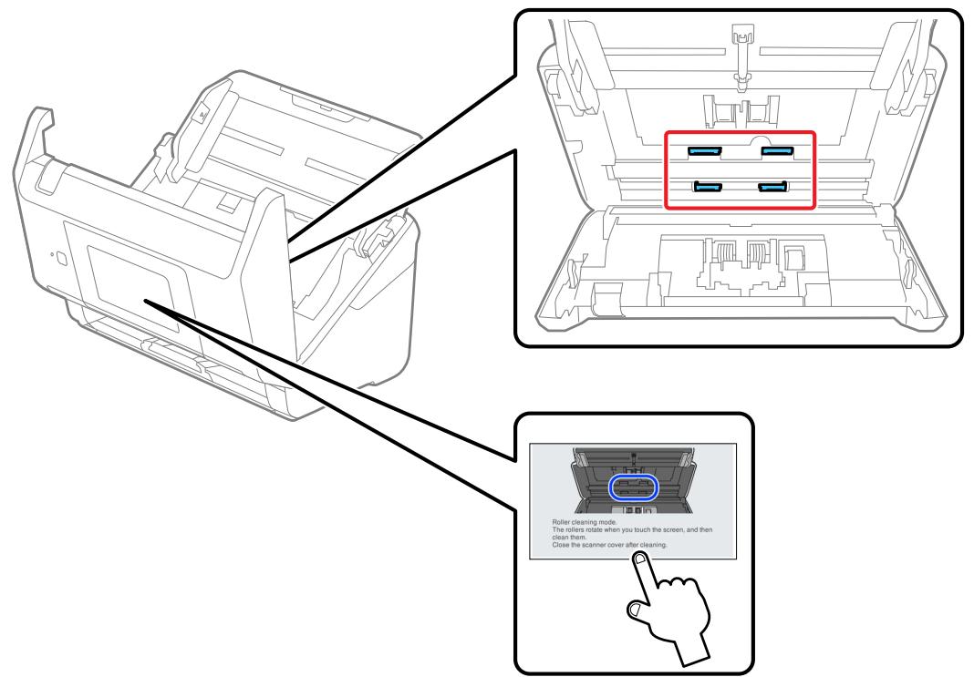 EPSON WORKFORCE DS-790WN - Nettoyage de l'intérieur du produit - 2