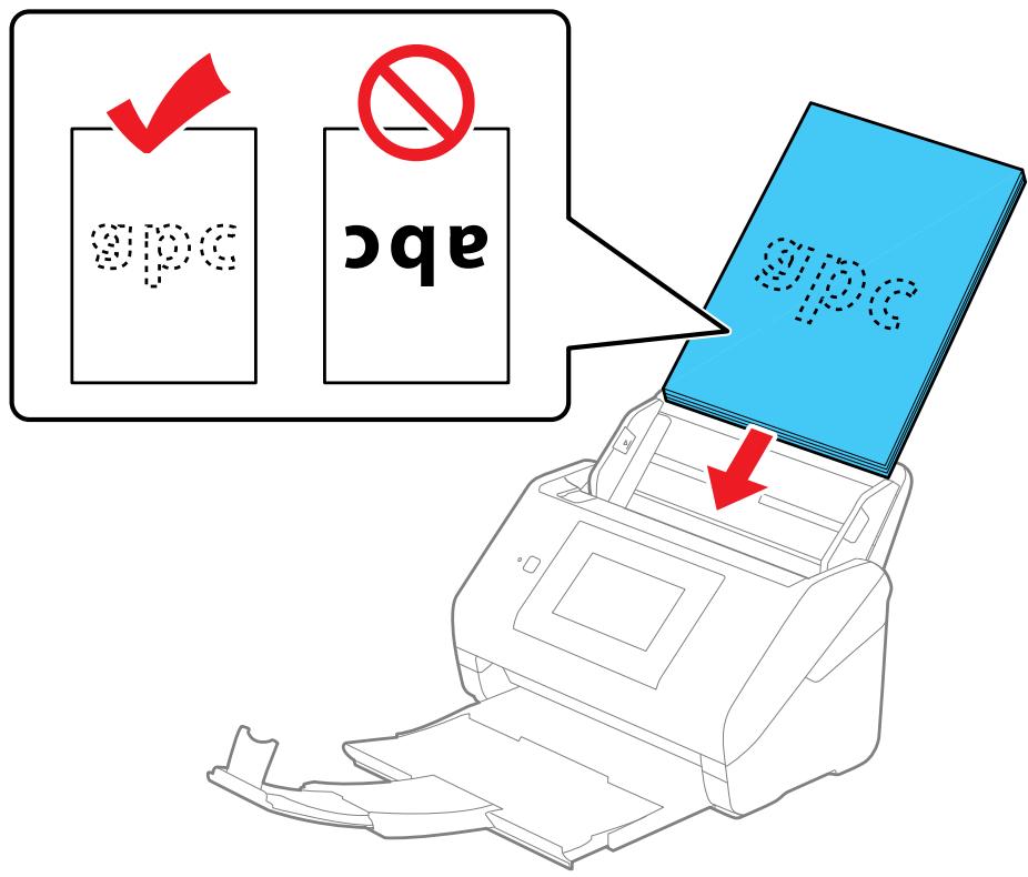 EPSON WORKFORCE DS-790WN - Chargement de documents originaux dans le bac d'alimentation - 5