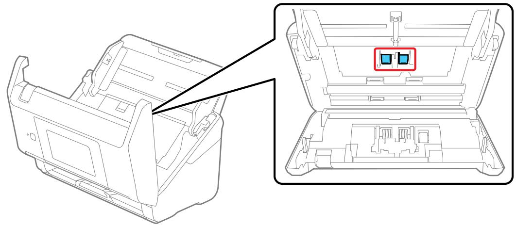 EPSON WORKFORCE DS-790WN - Nettoyage de l'intérieur du produit - 8