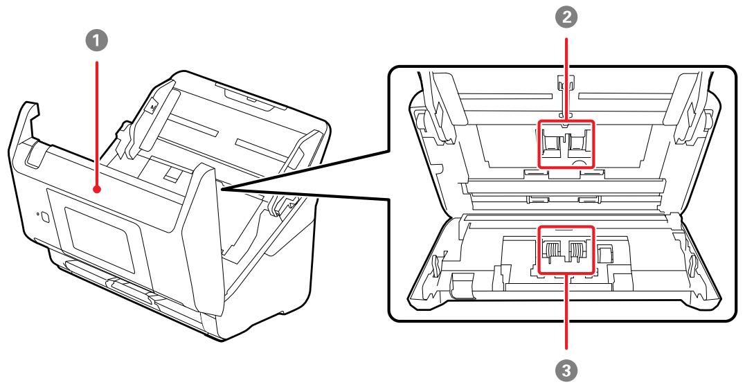 EPSON WORKFORCE DS-790WN - Butoir - 6