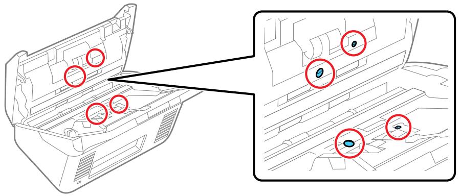 EPSON WORKFORCE DS-790WN - Nettoyage de l'intérieur du produit - 3