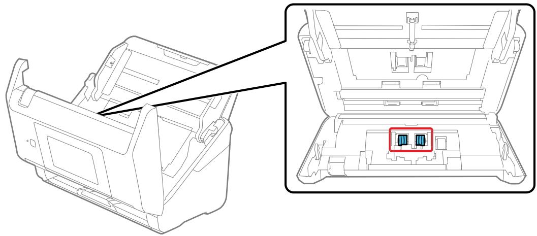 EPSON WORKFORCE DS-790WN - Nettoyage de l'intérieur du produit - 4