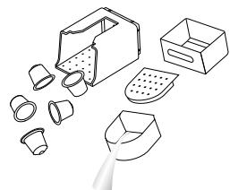 NESPRESSO ESSENZA MINI TRIANGLE - Golirea sistemului înainte de o perioadă de neutilizare și pentru protectie anti-înghet sau înainte de o reparatie/ - 1