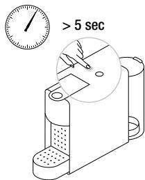 NESPRESSO ESSENZA MINI TRIANGLE - Programmering av vattenmängd/Programmering av vannmengde - 3