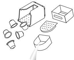 NESPRESSO ESSENZA MINI TRIANGLE - Vidange du système avant une période d'inutilisation, pour la protection contre le gel ou avant une réparation - 5
