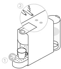 NESPRESSO ESSENZA MINI TRIANGLE - Prepararea cafelei/Preparação de café - 3