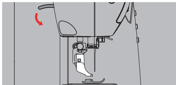 BERNINA B335 - Fixer la semelle du pied-de-biche - 1