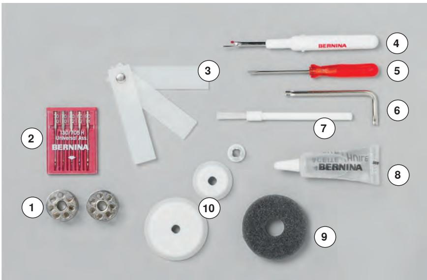 BERNINA B335 - Fournitures livréesaccessoires standards - 2
