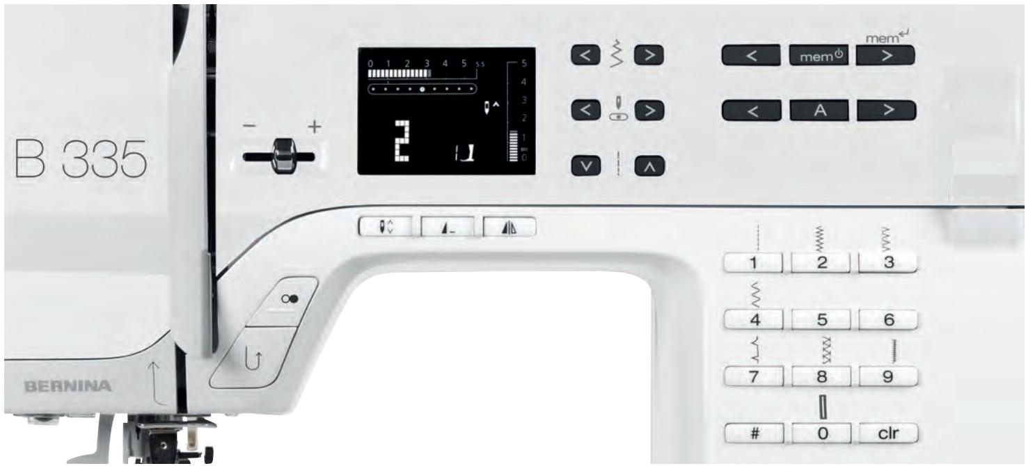 BERNINA B335 - Fonctions - 1