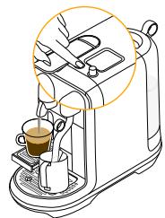 NESPRESSO CREATISTA PRO - Příprava kávy s mlékem - jeder šalek /Kavéfóźés tejjel - egy csésze részère - 6